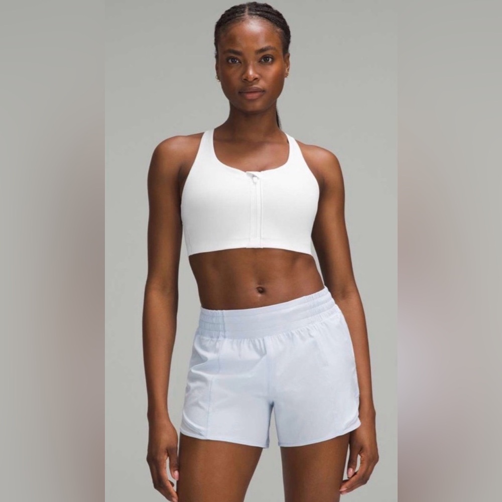 Lululemon Energy Zip-Front Bra *High-Support, B–G Cups
White 38C